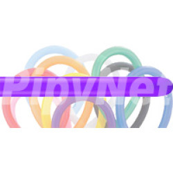 260淺紫色長條氣球