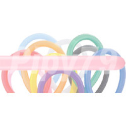 260桃色長條氣球