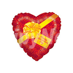 金緞帶Happy Valentine's Day