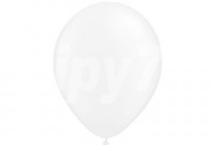 10吋珍珠白色圓型氣球
